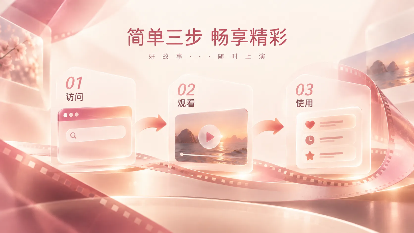 影像观看提示画面